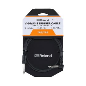 Roland PCS-5-TRA 1/4-inch TRS Male to 1/4-inch TRS Male Right Angle Percussion Trigger Cable - 5 ft/1,5m
