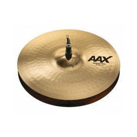 Sabian 14 inch AAX Medium Hi-hat Cymbals - Brilliant Finish