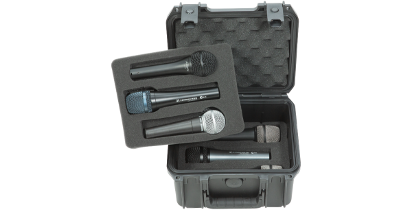 SKB Black 6 " DP - W / 6 Mic Custom 3I-0907-MC6