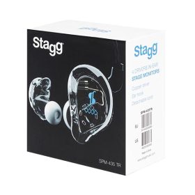 Stagg 4-DRIVER IN-EAR MONITORS TRANSPARENT