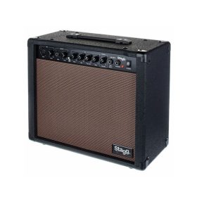 Stagg 40 AA R EU Acoustic Guitar Amp Combo 2 ch 40 watt 1x10 inch with Spring Reverb
