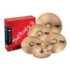 Sabian B8X Complete Cymbal Set - 10/14/16/18/20 inch Free 18 inch Crash