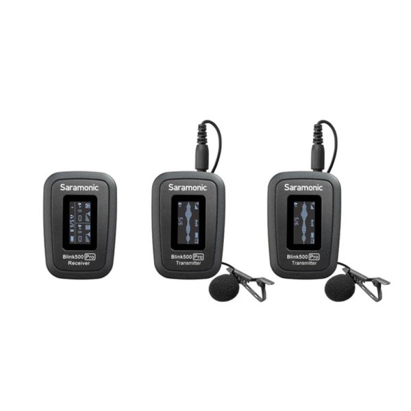 Saramonic Blink500 Pro B2 Digital Camera-Mount Wireless Omni Lavalier Microphone System 2.4 GHz