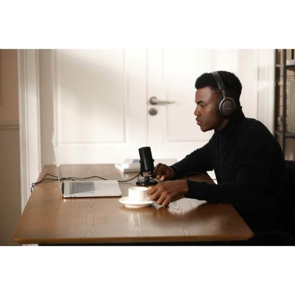 Saramonic SR-MV2000 Large Diaphragm USB Studio Microphone with Magnetic Tabletop Stand - Gambar 4