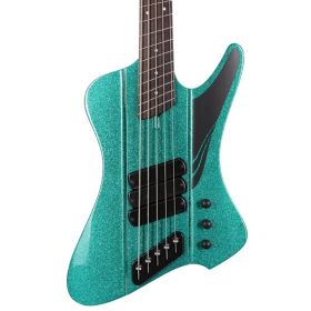 Dingwall D-Roc Standard 5-String Multi-Scale Bass Guitar in Gloss Metalflake Aquamarine finish