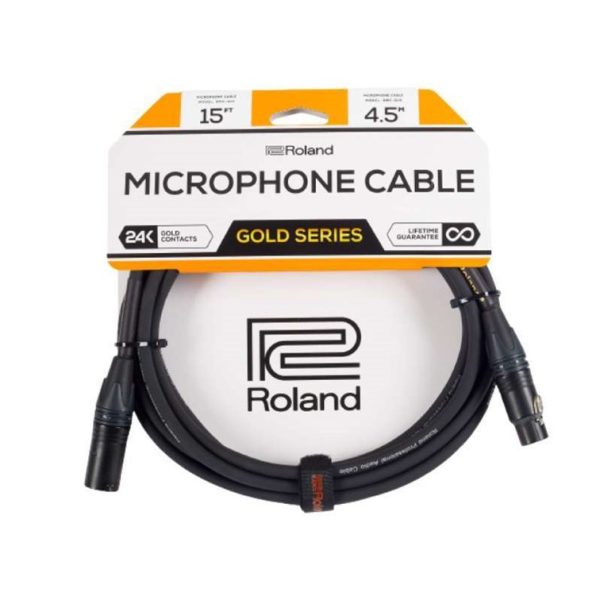 Roland RMC-G15 Gold Series Microphone Cable - 15 foot/4,5 mtr