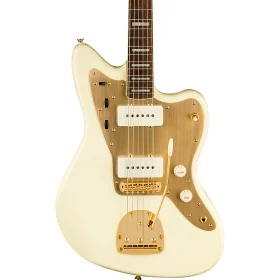SQUIER 40TH ANNIVERSARY GOLD EDITION JAZZ MASTER OLYMPICWHITE