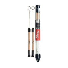 Stagg SBRU-20WM, Telescop Brushes Wooden Hadle