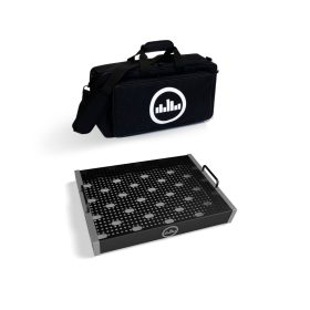 Temple Audio Design Duo 17 Pedal Board with case - Gun Metal