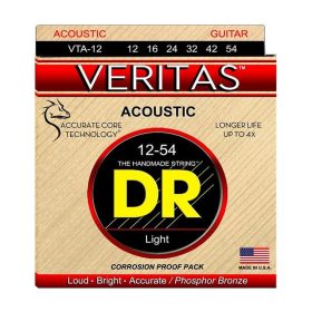 DR Strings Veritas Phospor Bronze Acoustic Light, VTA-12 (12-54)