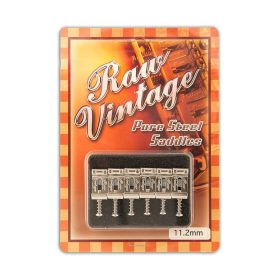 Xotic Raw Vintage RVS-112 Pure Steel Saddles (Fender type)