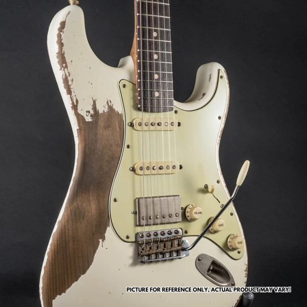 Xotic Guitar XSC-2 California Classic® Olympic White - Super Heavy Aged - Gambar 2