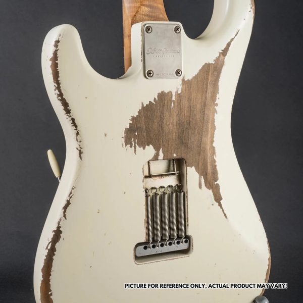 Xotic Guitar XSC-2 California Classic® Olympic White - Super Heavy Aged - Gambar 3