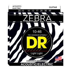 Dr Strings ZEBRA Acoustic Electric ZE-10 (10-46)