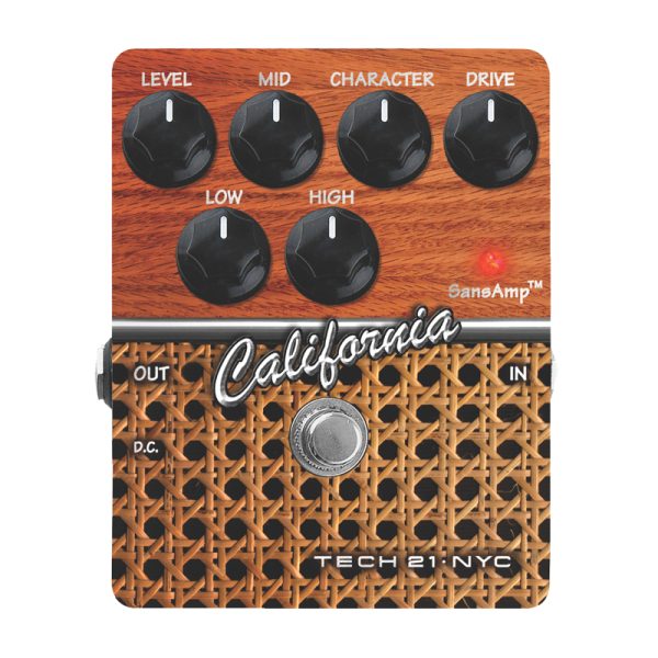 Tech 21 CS-CA California, New Character Series Guitar Pedal California (Mesa Boogie)