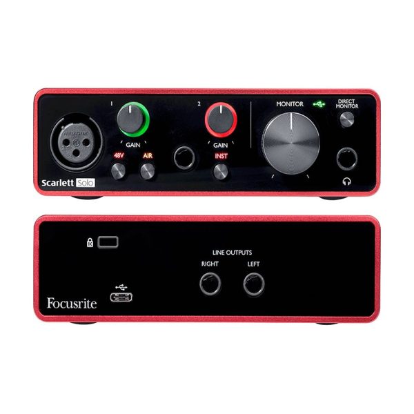 Focusrite Scarlett Solo 3rd Gen USB Audio Interface - Gambar 2