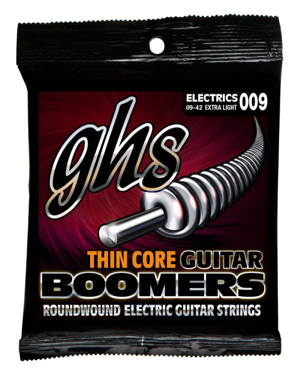 GHS Electric 6-STRING THIN CORE BOOMERS - Extra Light (TC-GBXL 9-42)