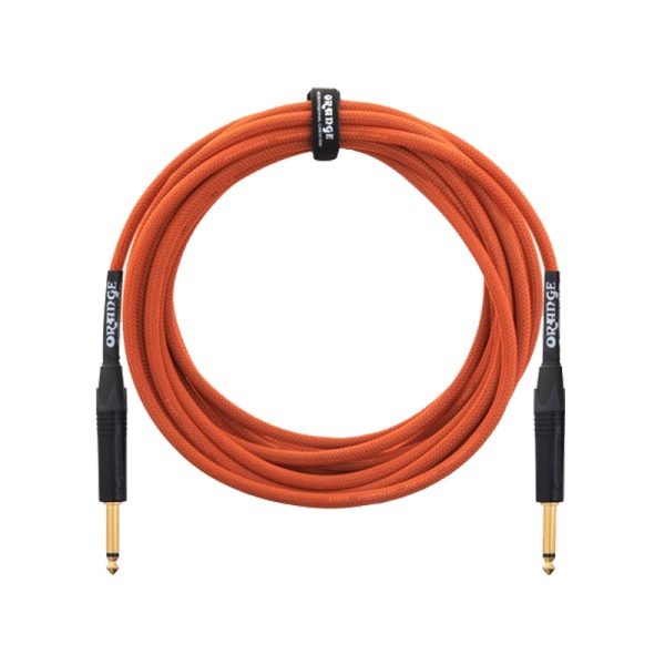 Orange Instrument Cable 20ft Straight