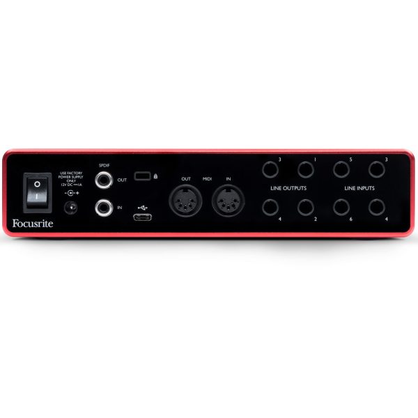 Focusrite Scarlett 8i6 3rd Gen USB Audio Interface - Gambar 2