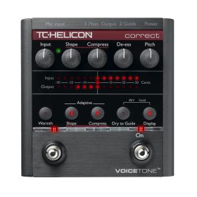TC Helicon Correct,Vocal Pedal, Mic Preamp, Auto Pitch Correction