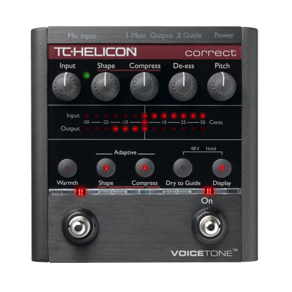 TC Helicon Correct,Vocal Pedal, Mic Preamp, Auto Pitch Correction