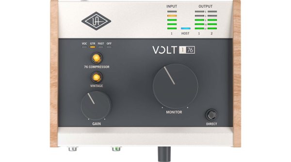 Universal Audio Volt 176 1-in/2-out USB 2.0 Audio Interface with Vintage Mic Preamp, 76 Compressor - Gambar 2
