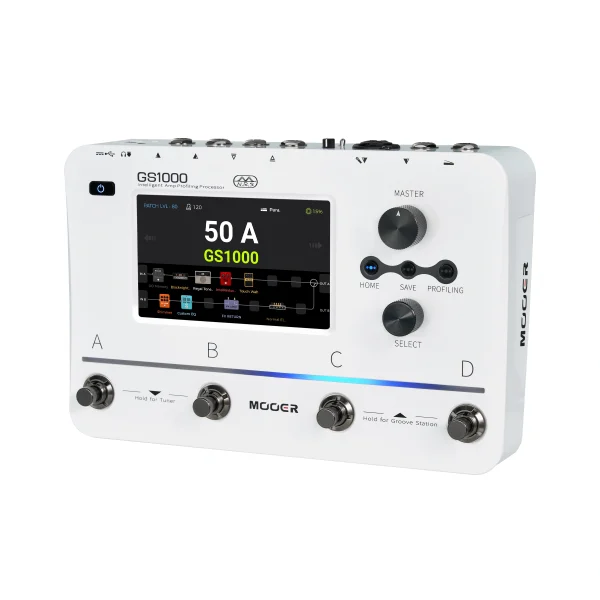 Mooer GS1000Li Intelligent Amp Profiling ProcessorMulti-Effects Pedal with Rechargeable Battery