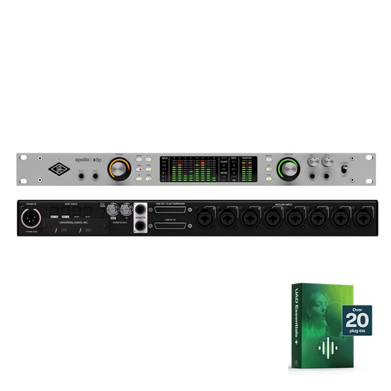 Universal Audio Apollo x8p Gen 2 Essentials+ Thunderbolt 3 Audio Interface with UAD DSP