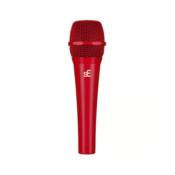 sE Electronics V7 Supercardioid Dynamic Handheld Vocal Microphone - Red