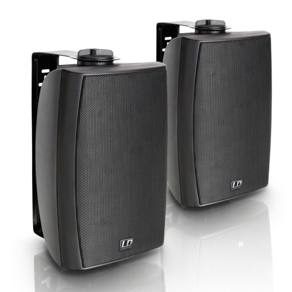 LD Systems CWMS 52 B Contractor 2-Way Wall Mount Speaker Pair - Black