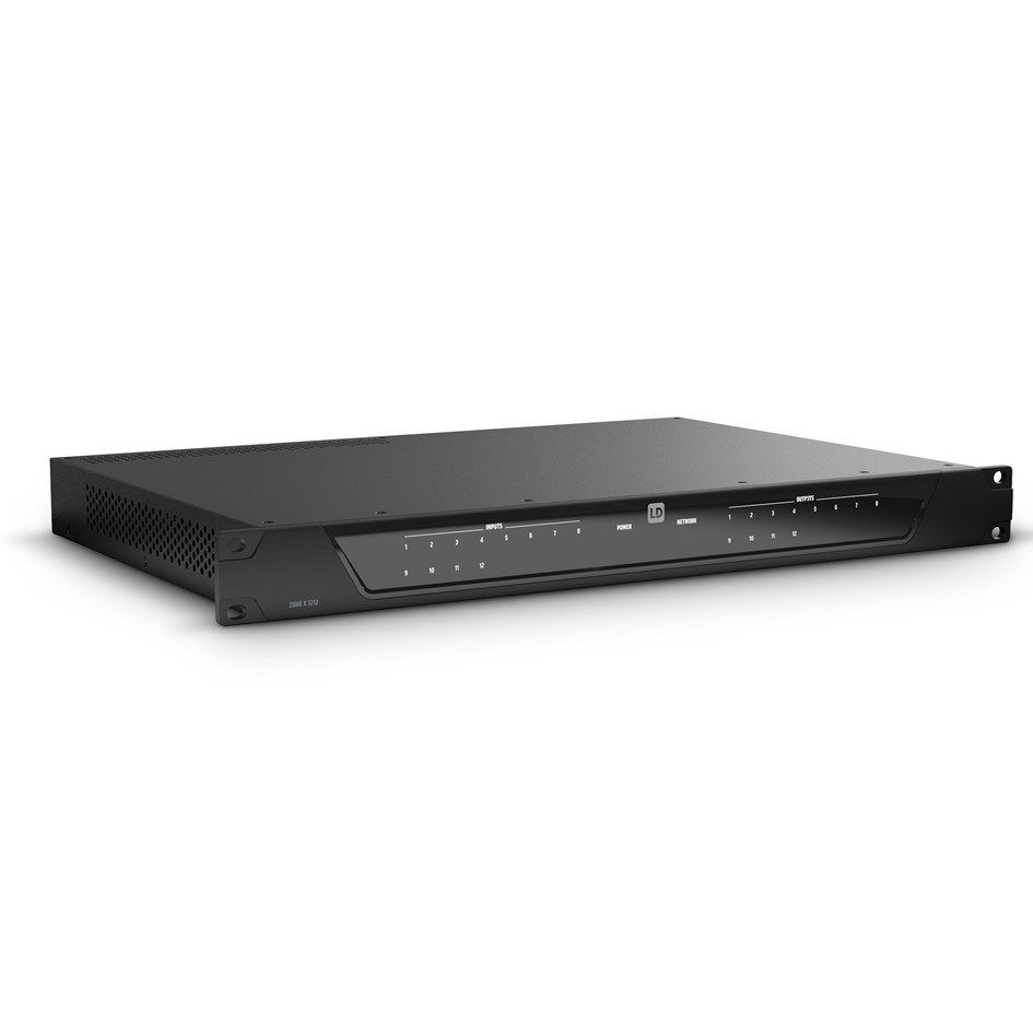 LD Systems ZONE X 1212 Hybrid Architecture DSP Matrix 12 In 12 Out