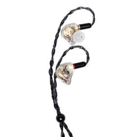 Stagg SPM-PRO-BK, Superior in-ear stage monitors with premium hybrid transducers - Transparent