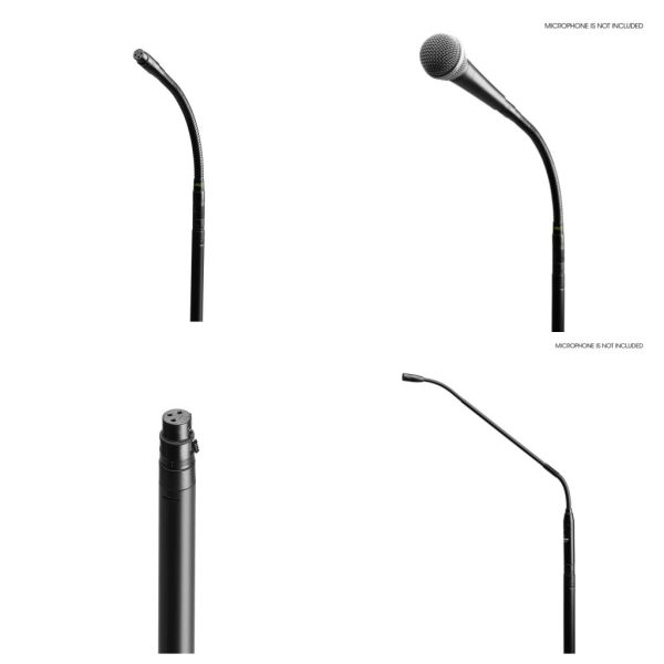 Gravity stands GMS23XLRB Microphone Stand with XLR Connector and Gooseneck - Gambar 2