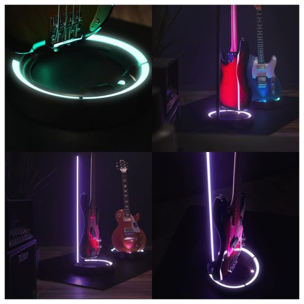 Gravity stands GGSLS01NHB Guitar GLOW STAND® with Neckhug - Gambar 5
