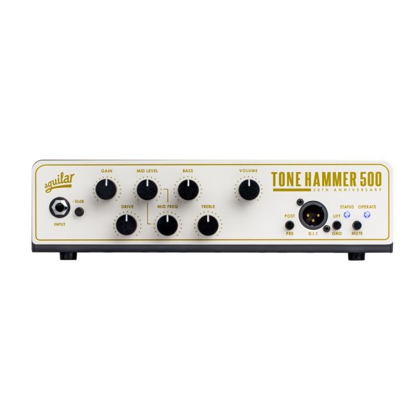 Aguilar TH500V2 Tone Hammer Gen 2 500-watt Bass Amplifier Head - 30th Anniversary - White Pearl