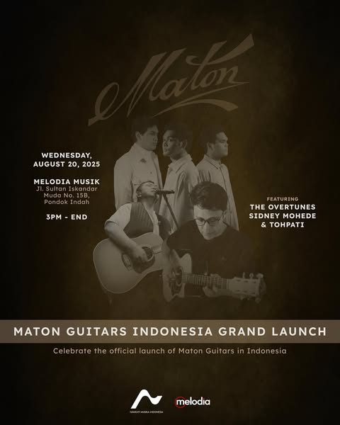 Grand Launch Maton Guitar Indonesia! Gitar Legendaris Resmi Hadir