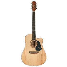 Maton SRS60C SRS Series Dreadnought Acoustic Guitar in Natural Satin With Hardcase