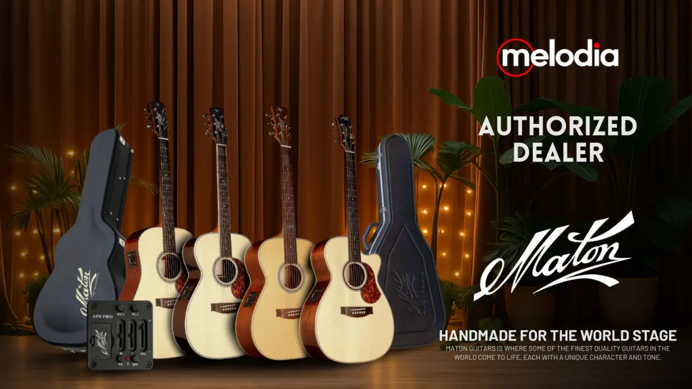 Rekomendasi Gitar Akustik Terbaik dari Maton dari Melodia Musik