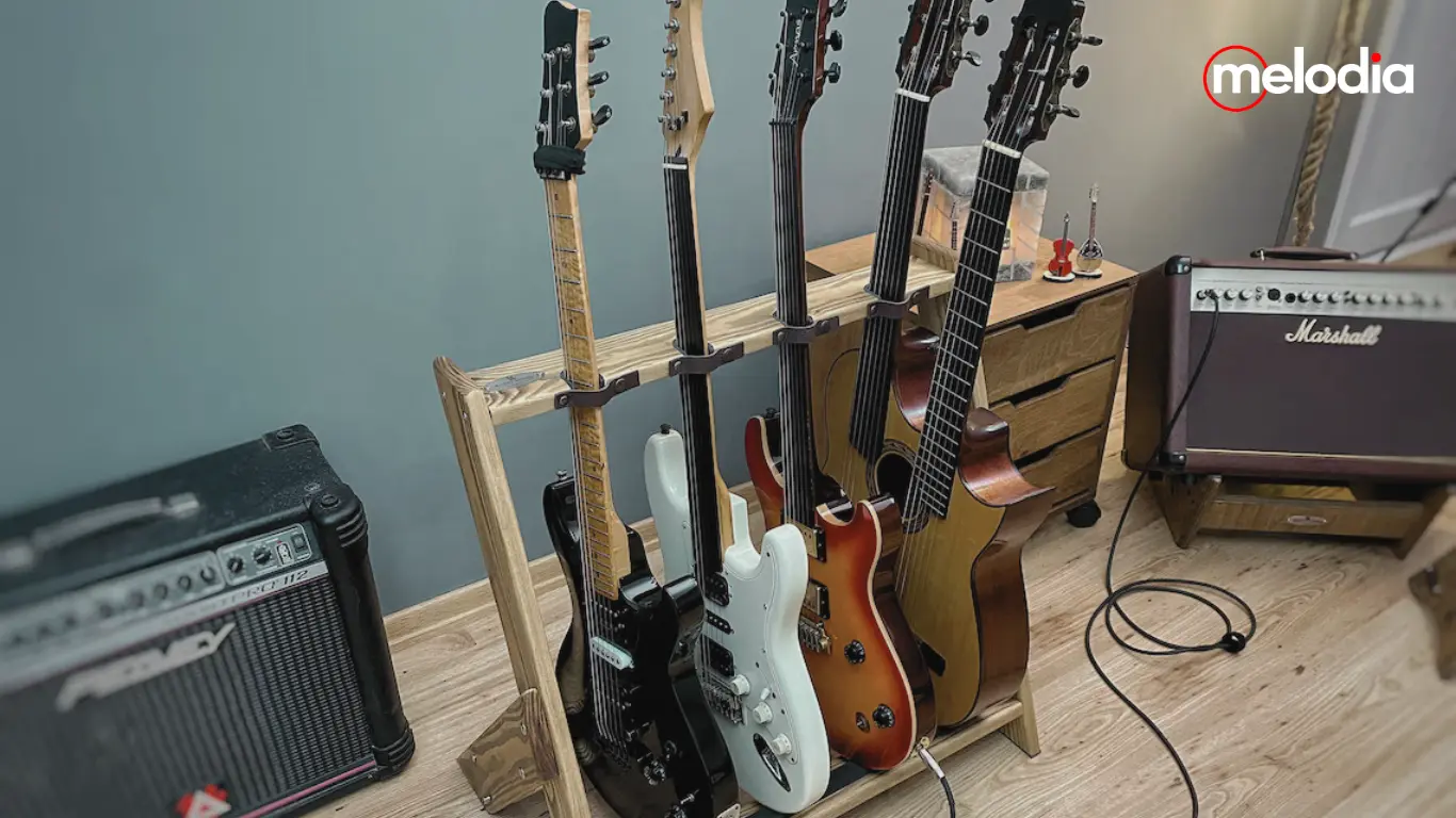 Stand Gitar Listrik Terbaik dari Melodia: Pilihan Berkualitas untuk Musisi Serius