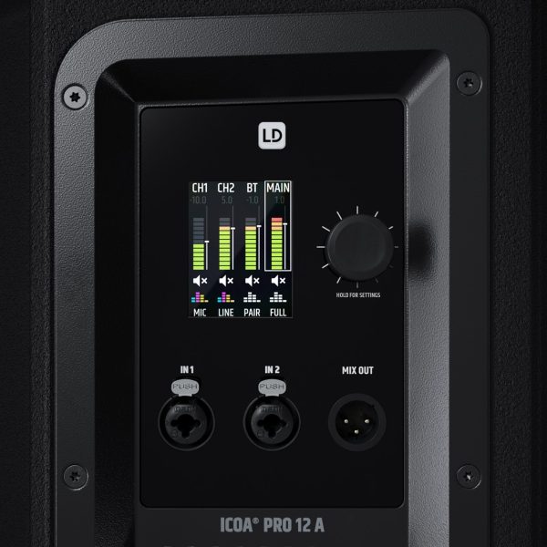 LD Systems ICOA 12A PRO 12" Active coaxial PA Speaker - Gambar 2