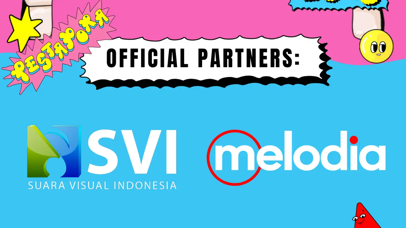 Melodia Musik sebagai official partners Pestapora 2025