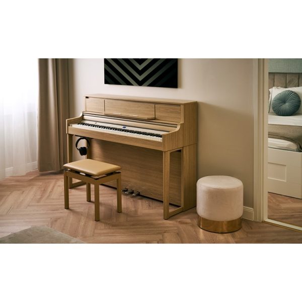 Roland LX-5 Digital Upright Piano - Light Oak - Gambar 3