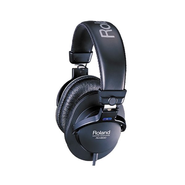 Roland RH-200 Studio Quality Monitoring Headphones with Coiled Cable