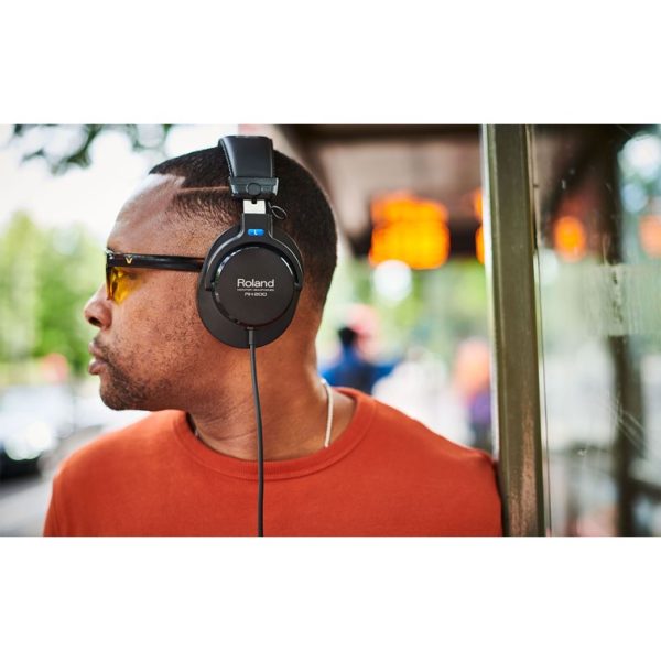 Roland RH-200 Studio Quality Monitoring Headphones with Coiled Cable - Gambar 3