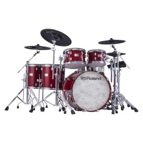 Roland VAD716 V-Drums Acoustic Design Drumset - Glossy Cherry