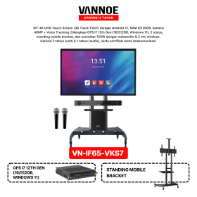 VANNOE INTERACTIVE FLAT PANEL VN-IF65-VKS7 VKS Series Soundbar