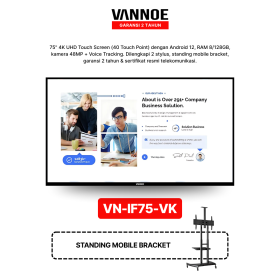 VANNOE INTERACTIVE FLAT PANEL VN-IF75-VK VK Series (No OPS)