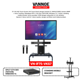 VANNOE INTERACTIVE FLAT PANEL VN-IF75-VKS7 VKS Series Soundbar