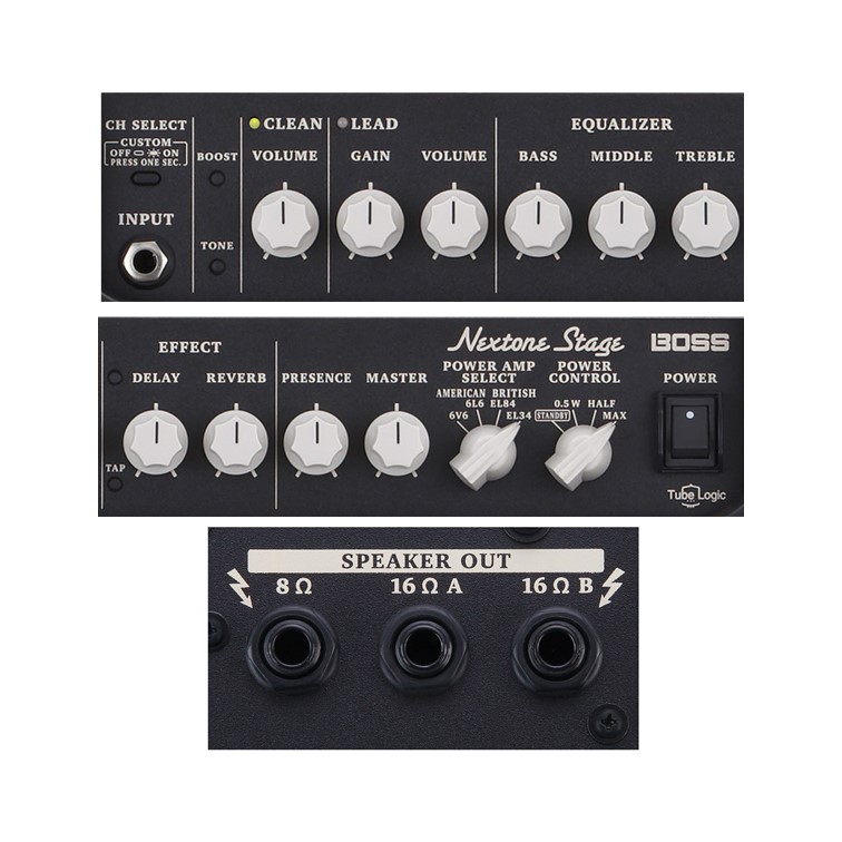 Boss Nextone Stage 1x12" 40-watt Combo Amp - Gambar 3