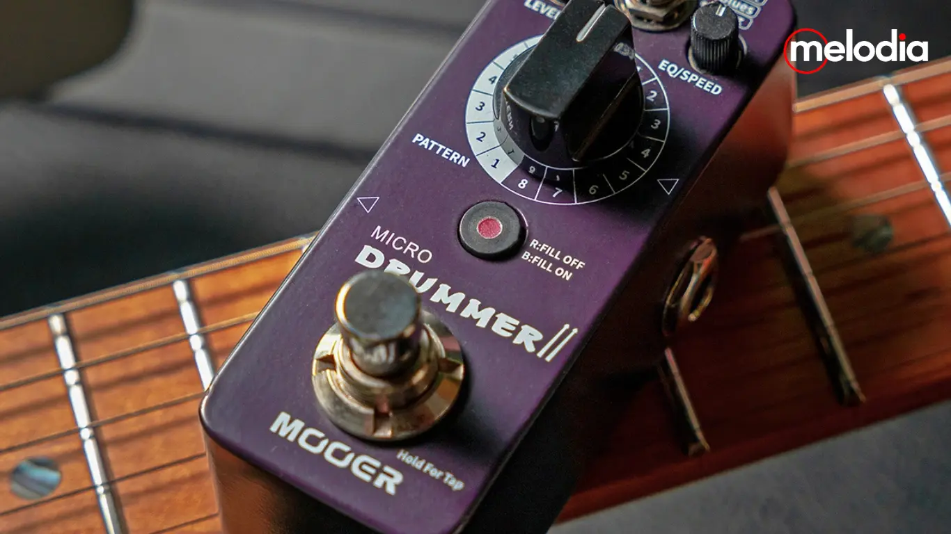 Mooer Micro Drummer II: Pedal Drum Mini dengan Groove Realistis untuk Latihan, Rekaman, dan Live Performance